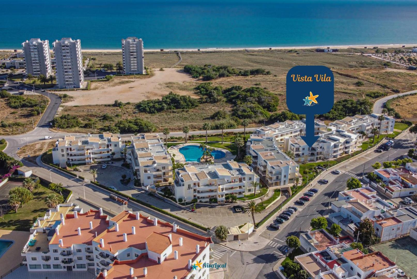 Vila Da Praia - Apartamento Viva Local 阿尔沃尔 外观 照片